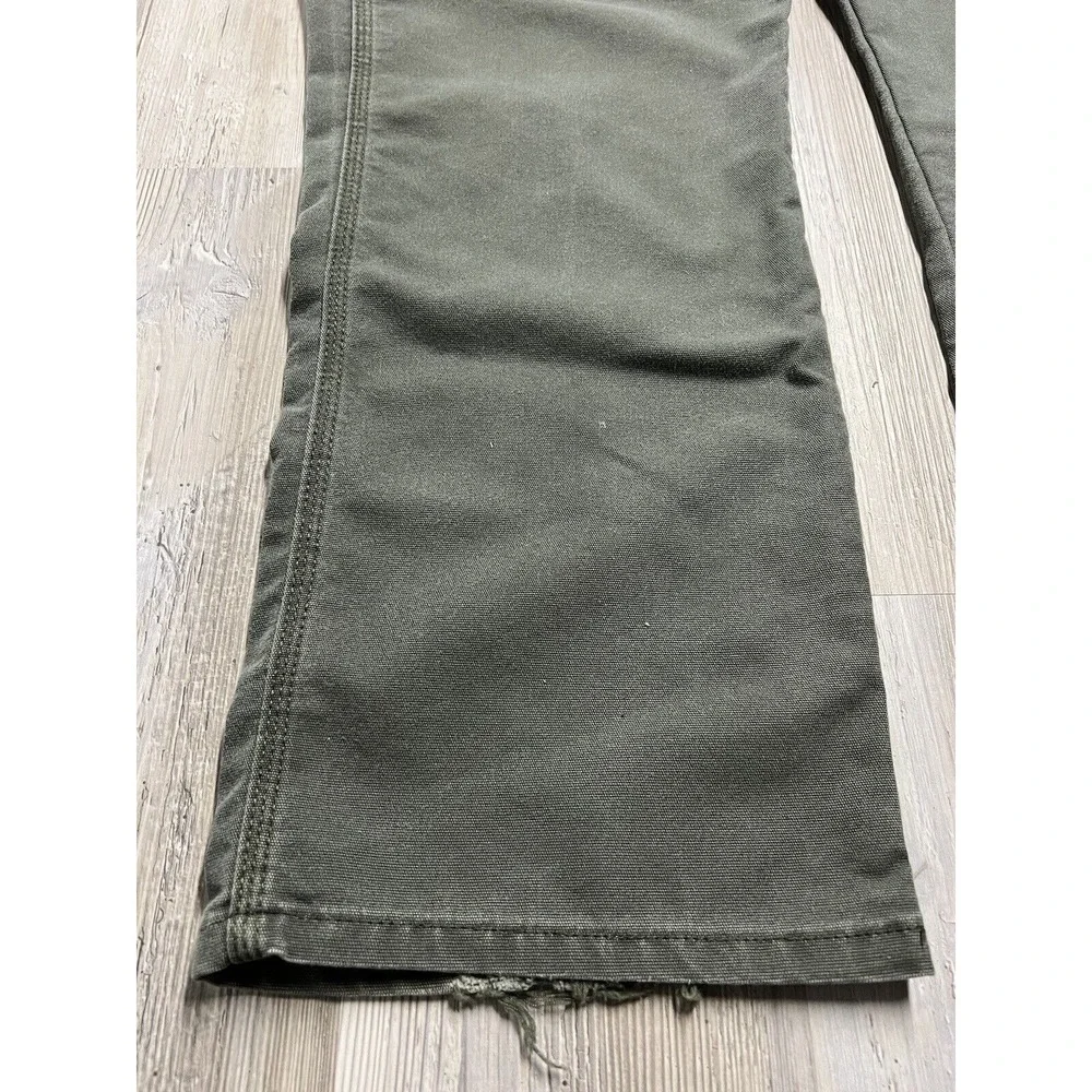 Faded Distressed Black Cargo Pants Baggy Goth Skater Workwear Dickies Flex 42x30